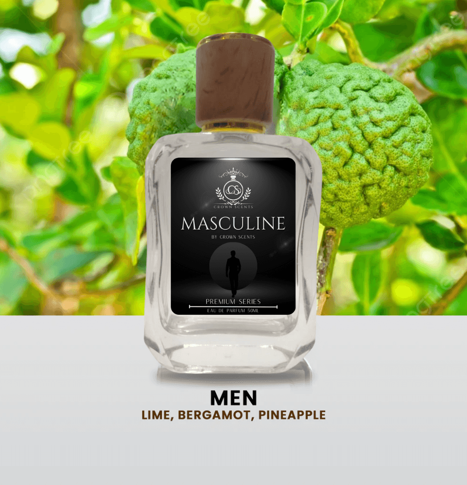 Masculine - Aromatic Fougere Fragrance for Men - Bold & Refreshing - Crown Scents