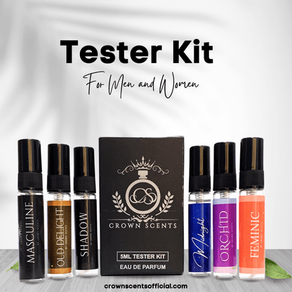 Crown Scents Tester Combo - Men’s & Women’s | 5mL (6 Total)