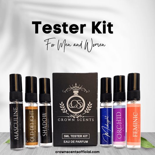 Crown Scents Tester Combo - Men’s & Women’s | 5mL (6 Total)